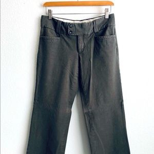 Banana Republic Olive Khaki Trouser Slacks - sz 8